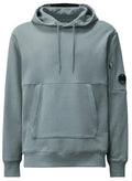 C.P. COMPANY SLIM-FIT LOGO-APPLIQUÉD COTTON-JERSEY HOODIE “JEANS”