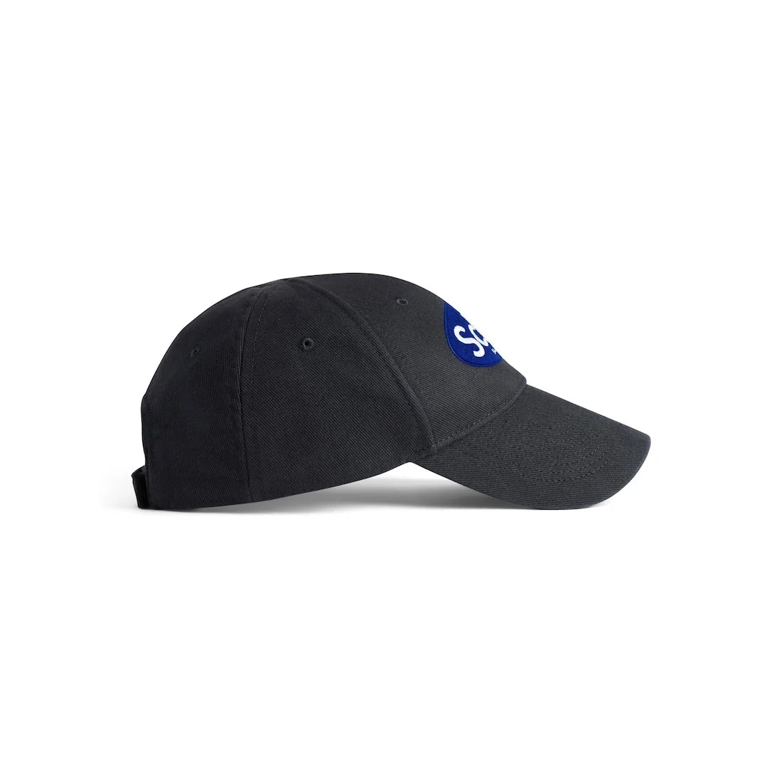 BALENCIAGA I SCHOLL CAP IN BLACK FADED