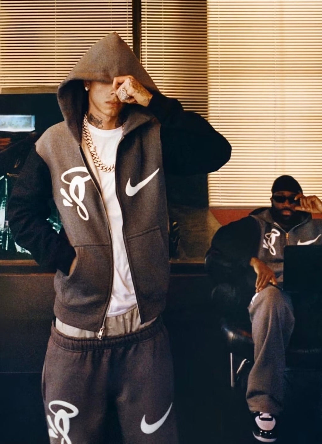 NIKE X SYNA WORLD SWOOSH ZIP UP HOODIE