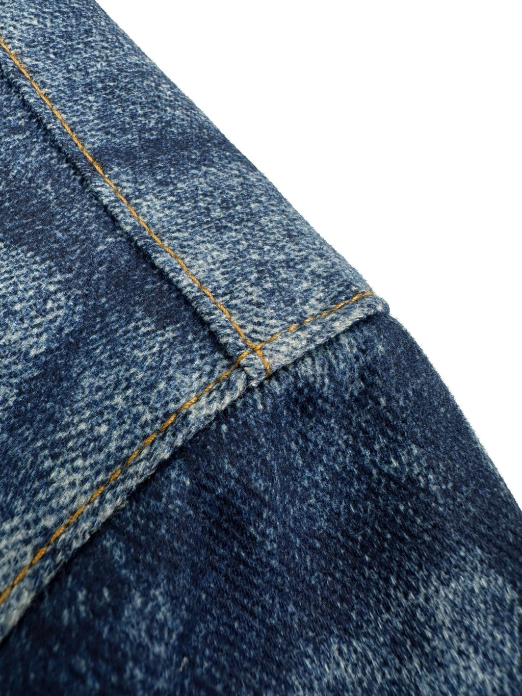 LOUIS VUITTON LASERED SIGNATURE PATCHWORK DENIM BLOUSON