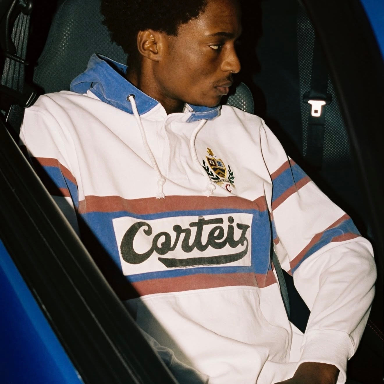 CORTEIZ WINGER HOODED RUGBY 'OFF WHITE'