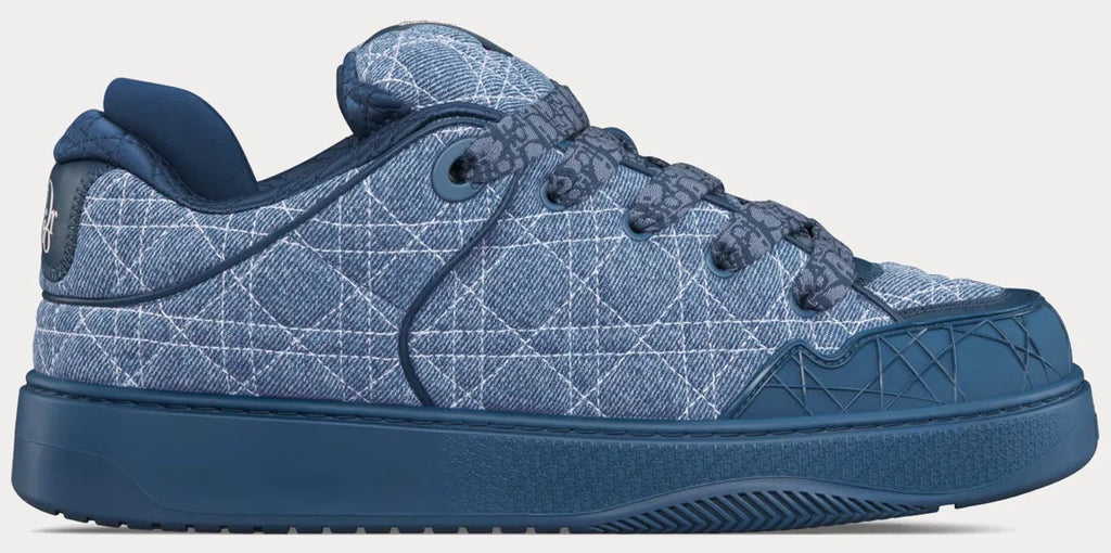 DIOR B9S SKATER SNEAKER IN DENIM BLUE