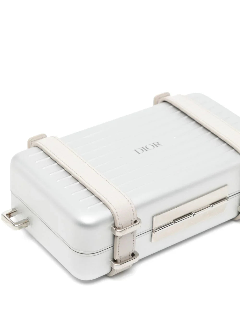 DIOR X RIMOWA PERSONAL CLUTCH ON STRAP IN WHITE