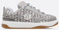 DIOR B9S SKATER SNEAKER IN SILVER TONE TWEED