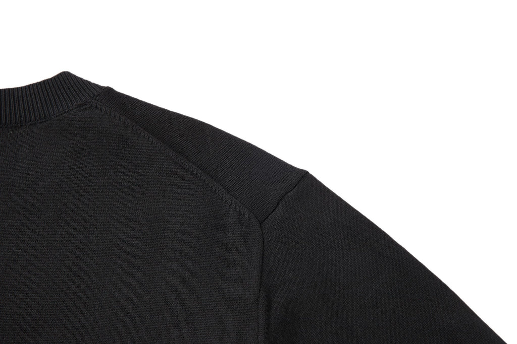 BURBERRY INTARSIA LOGO WOOL SWEATER