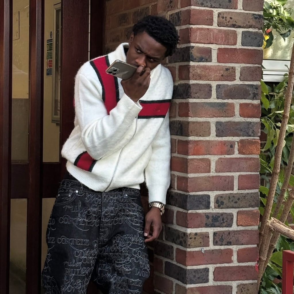 CORTEIZ LUX KNIT ZIP UP “CREAM”