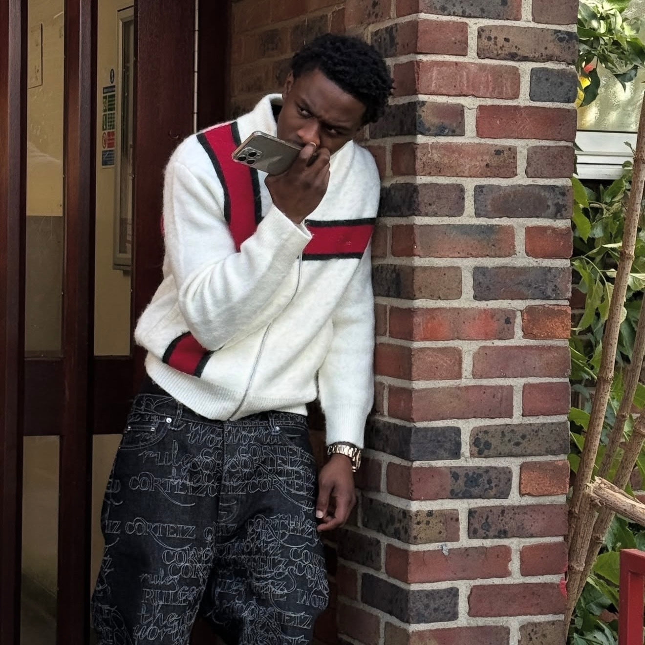 CORTEIZ LUX KNIT ZIP UP “CREAM”