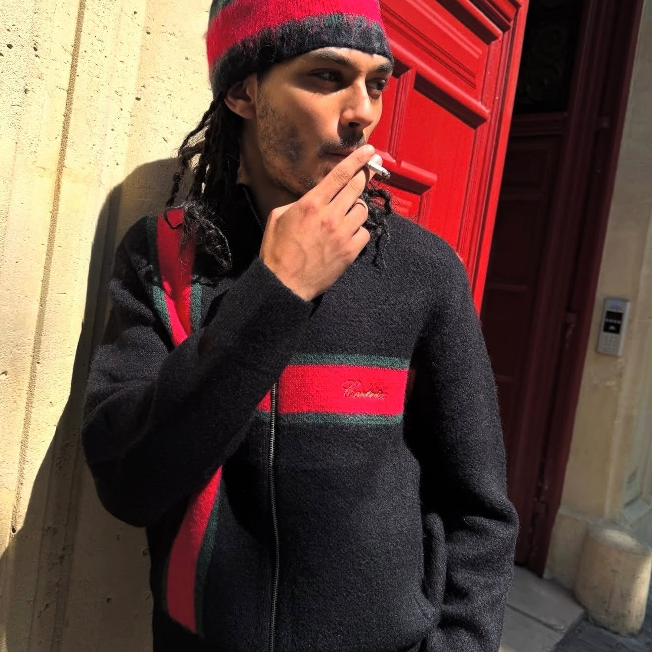 CORTEIZ LUX KNIT ZIP UP “BLACK”