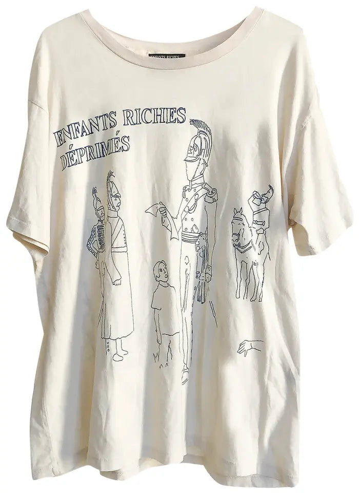 ENFANTS RICHES DÉPRIMÉS CAVALRY T-SHIRT 'CREAM'