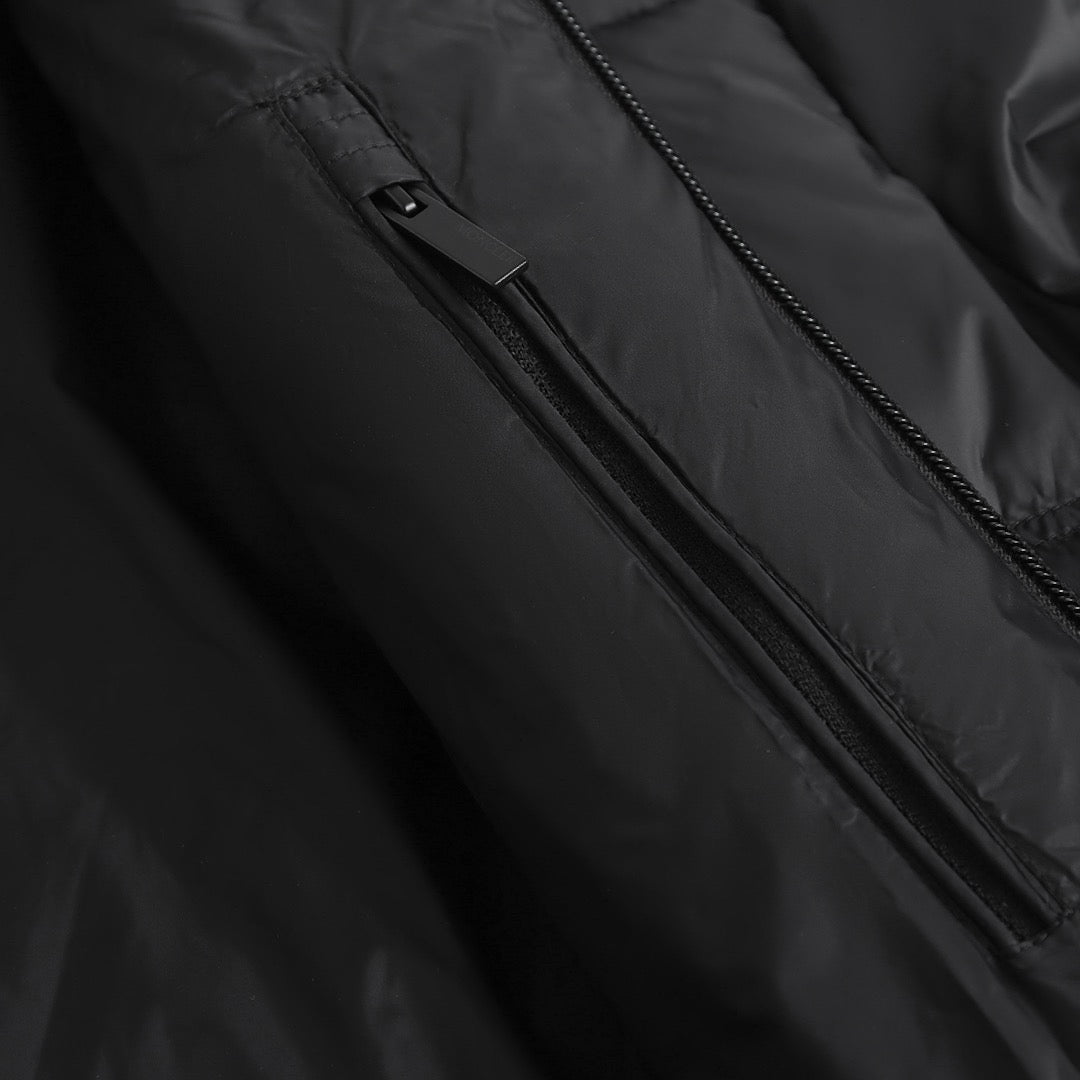 MONCLER POITEVIN HOODED SHORT DOWN JACKET