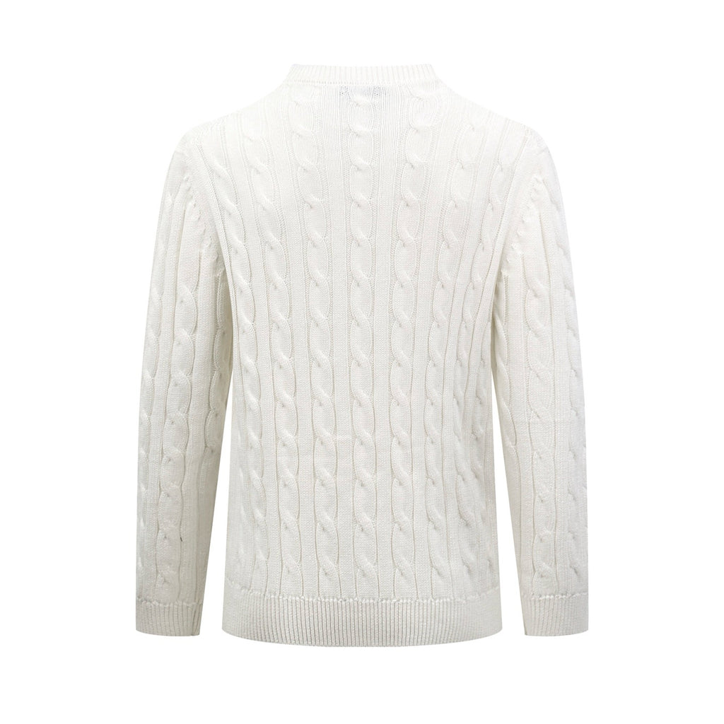 PRADA CABLE-KNIT COTTON CARDIGAN