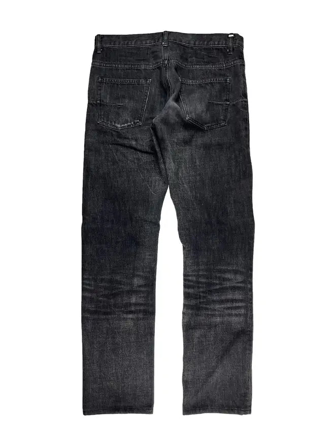DIOR × HEDI SLIMANE AW04 DIOR HOMME VOTC CLAWMARK DENIM JEANS BLACK
