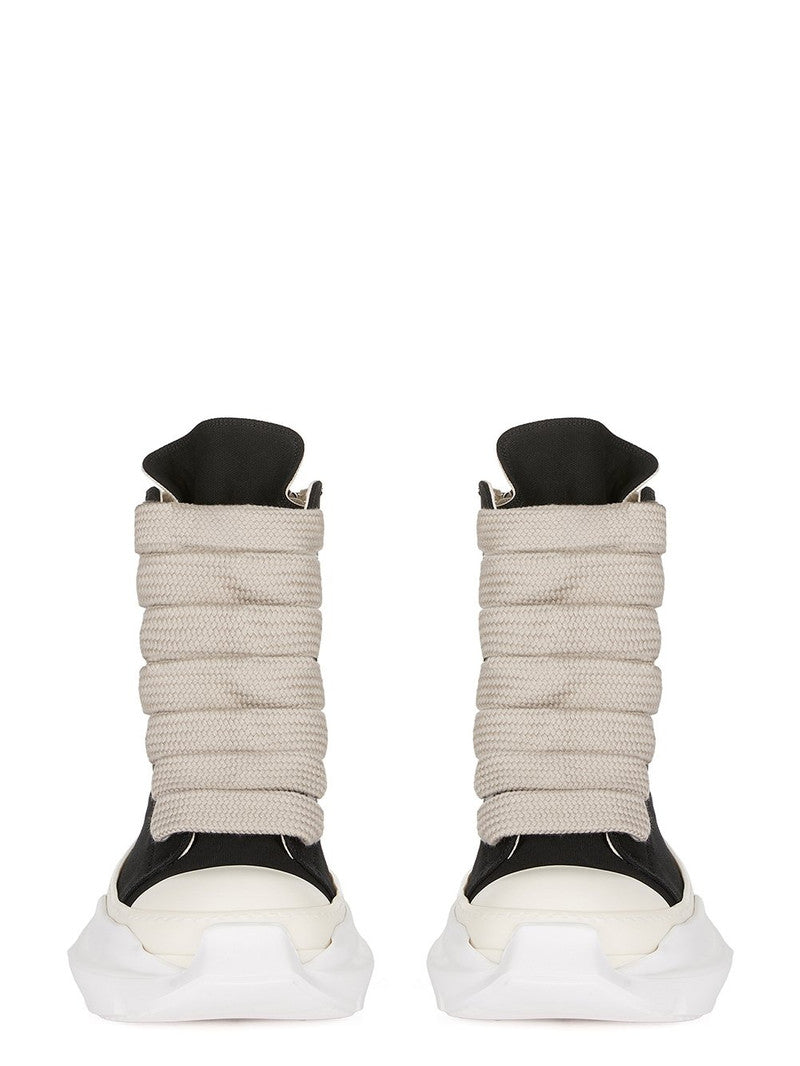 RICK OWENS DRKSHDW JUMBO LACE ABSTRACT HIGH 'BLACK MILK'