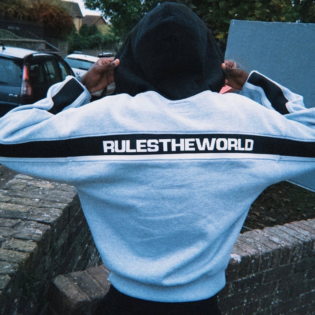 CORTEIZ RIBBED SPORTEIZ ZIP HOODIE “HEATHER GREY”