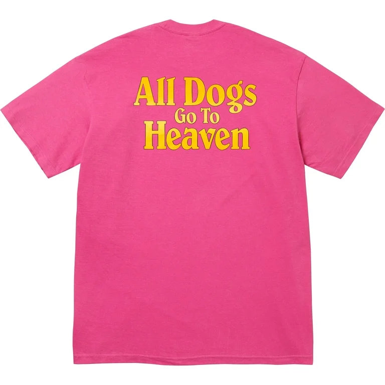SUPREME ALL DOGS GO TO HEAVEN TEE