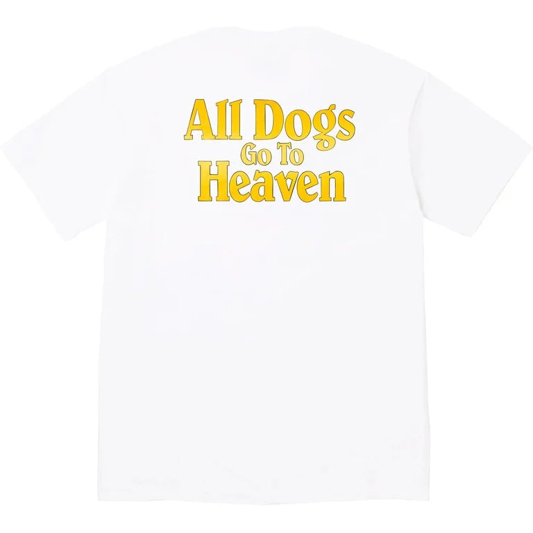 SUPREME ALL DOGS GO TO HEAVEN TEE