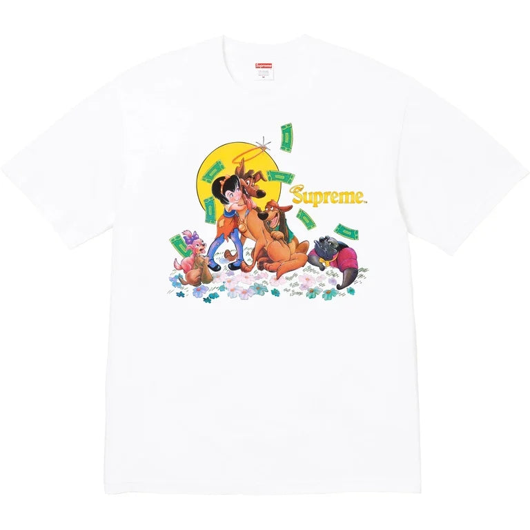 SUPREME ALL DOGS GO TO HEAVEN TEE