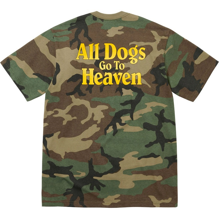 SUPREME ALL DOGS GO TO HEAVEN TEE