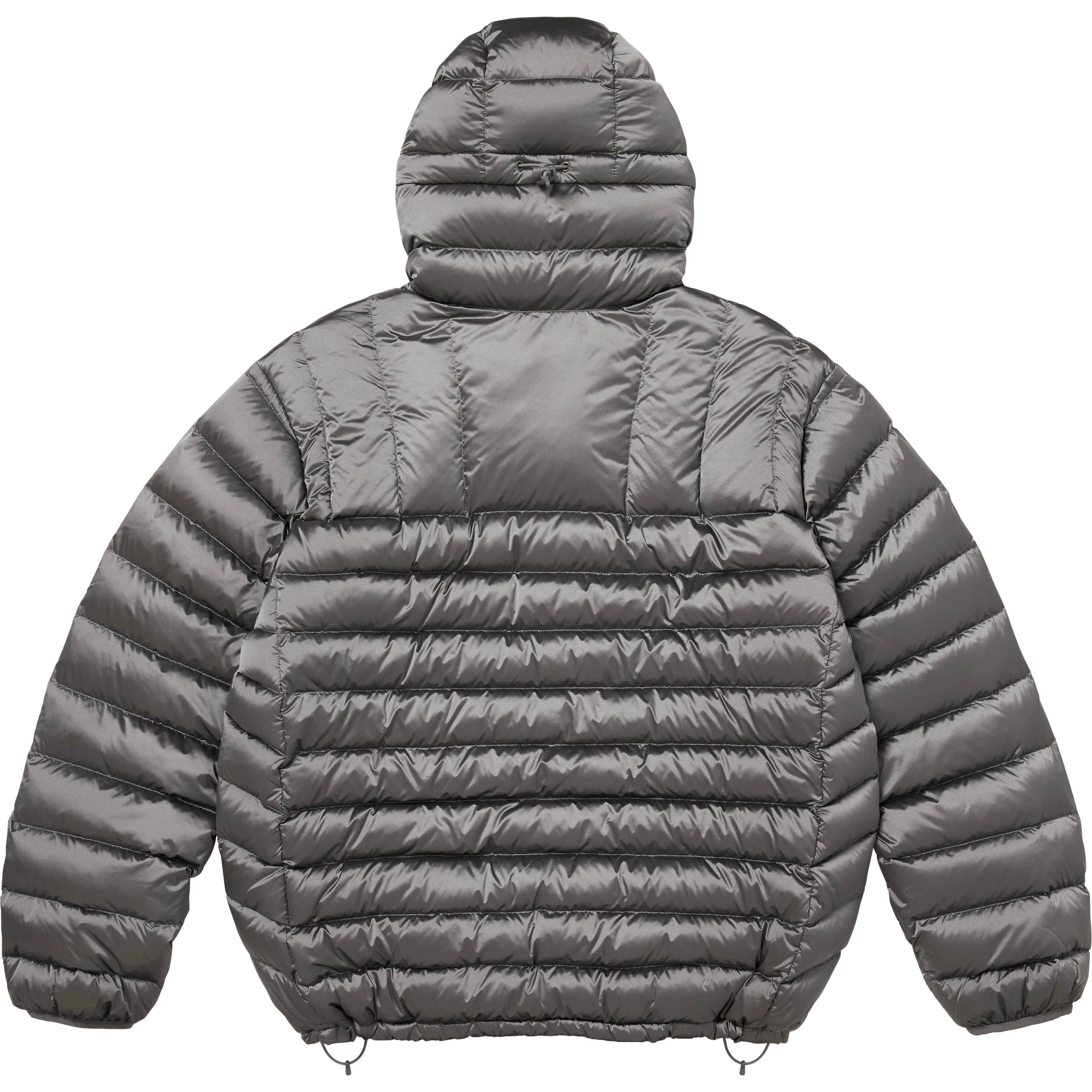 SUPREME MICRO DOWN HALF ZIP HOODED PULLOVER