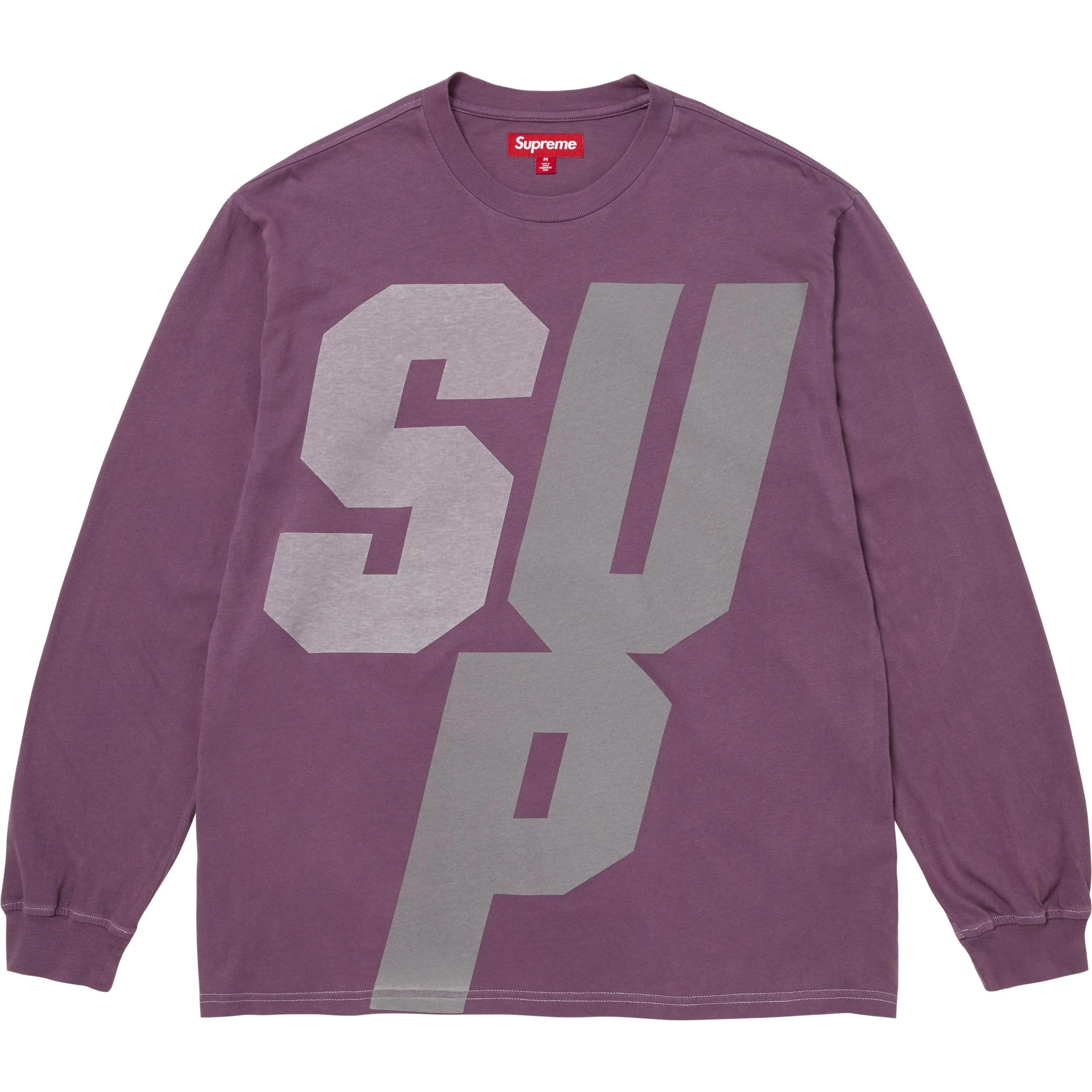 SUPREME REFLECTIVE LONGSLEEVE TOP