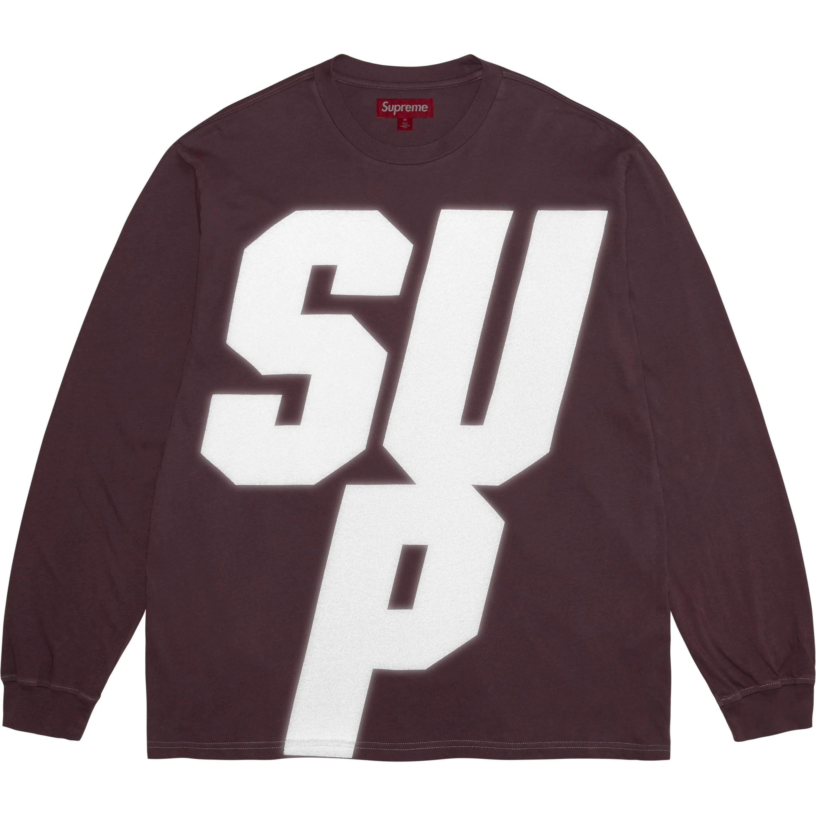 SUPREME REFLECTIVE LONGSLEEVE TOP