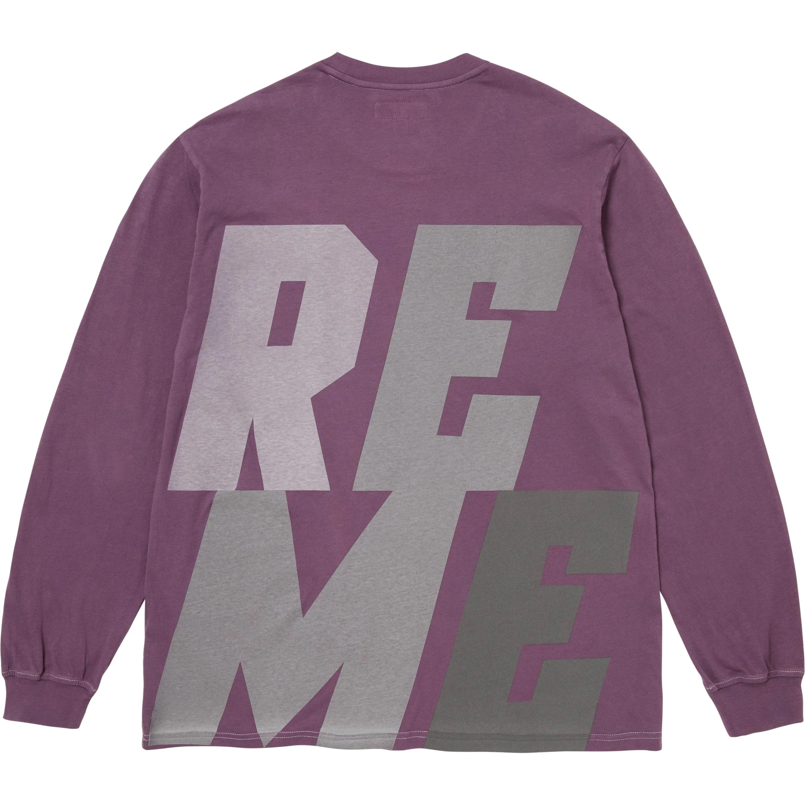 SUPREME REFLECTIVE LONGSLEEVE TOP