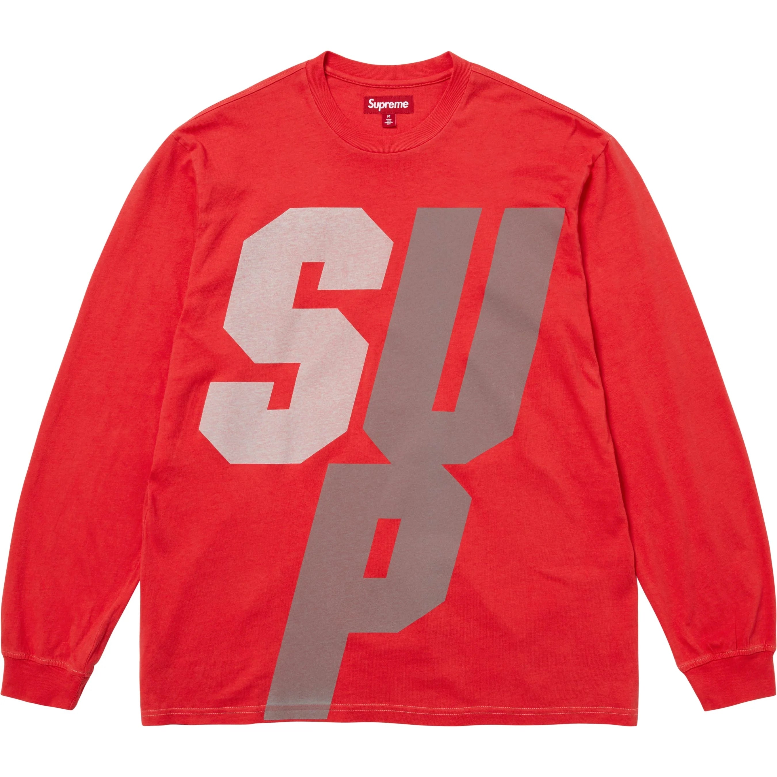 SUPREME REFLECTIVE LONGSLEEVE TOP