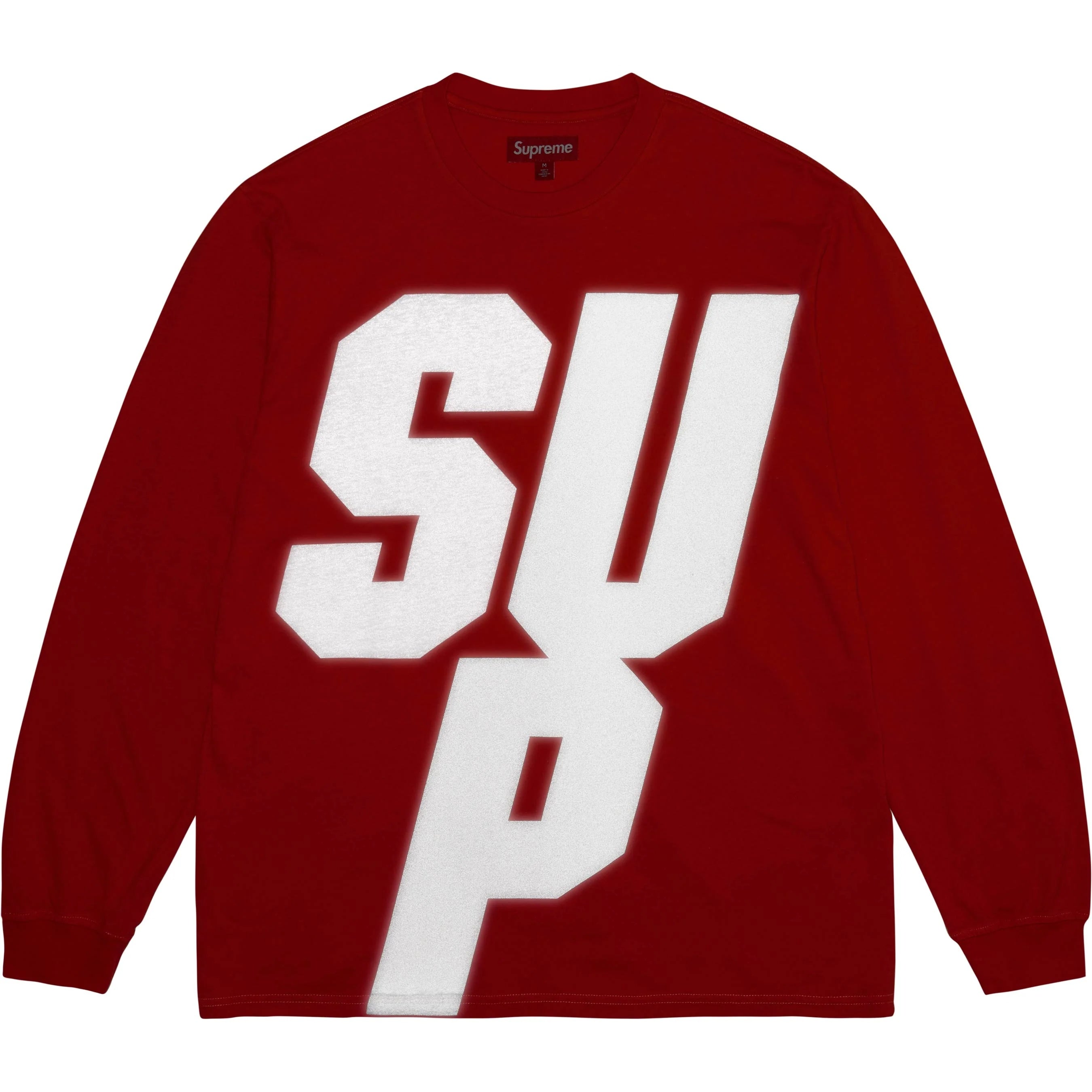 SUPREME REFLECTIVE LONGSLEEVE TOP