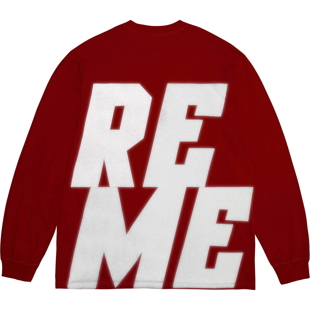 SUPREME REFLECTIVE LONGSLEEVE TOP