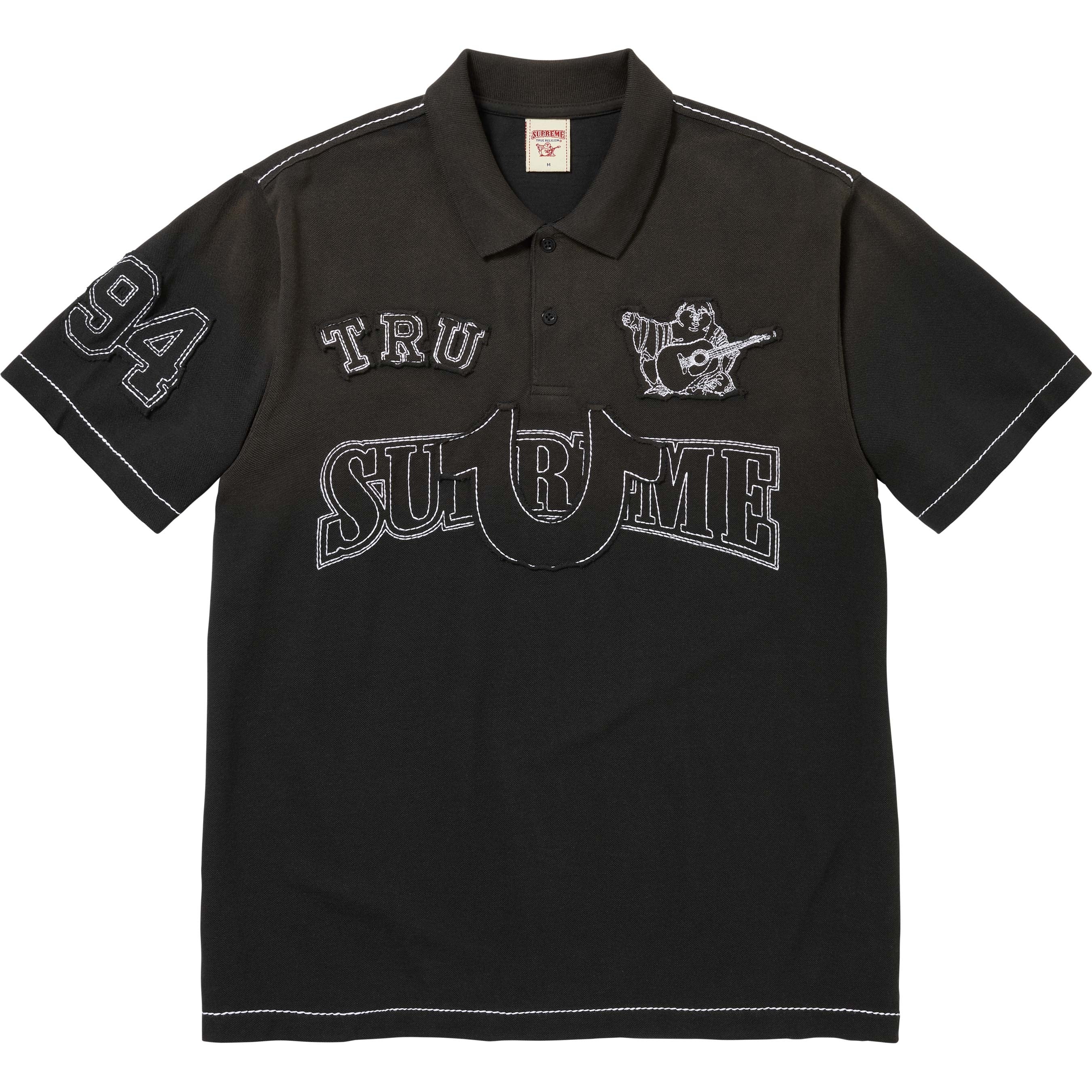 SUPREME X TRUE RELIGION APPLIQUÉ POLO