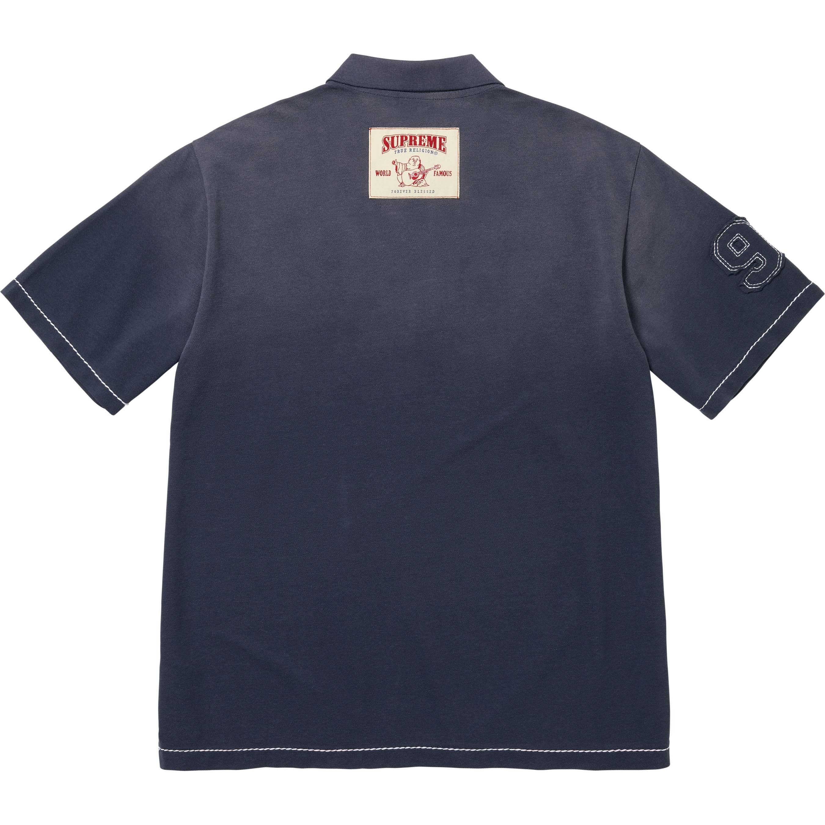 SUPREME X TRUE RELIGION APPLIQUÉ POLO