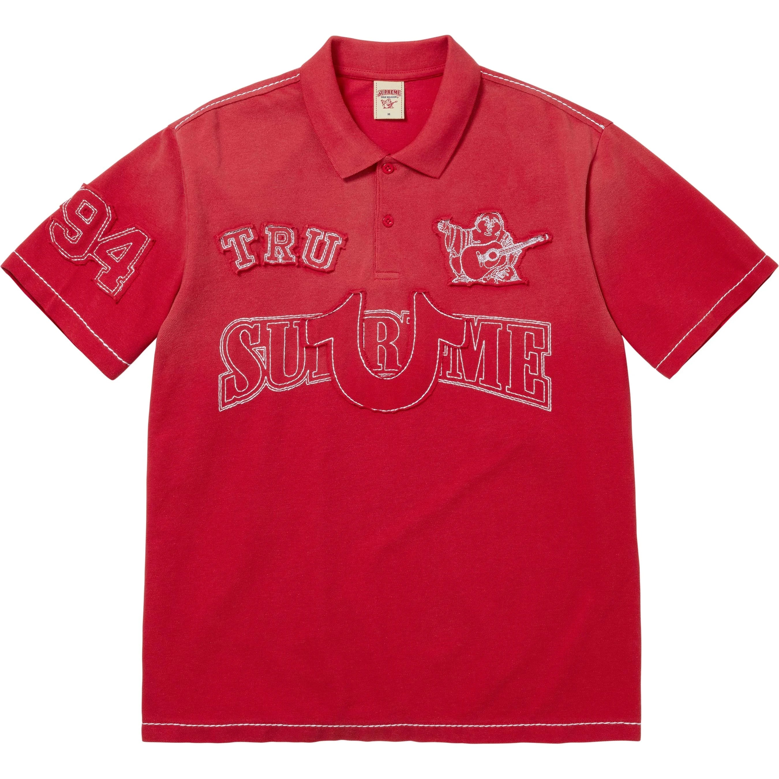 SUPREME X TRUE RELIGION APPLIQUÉ POLO