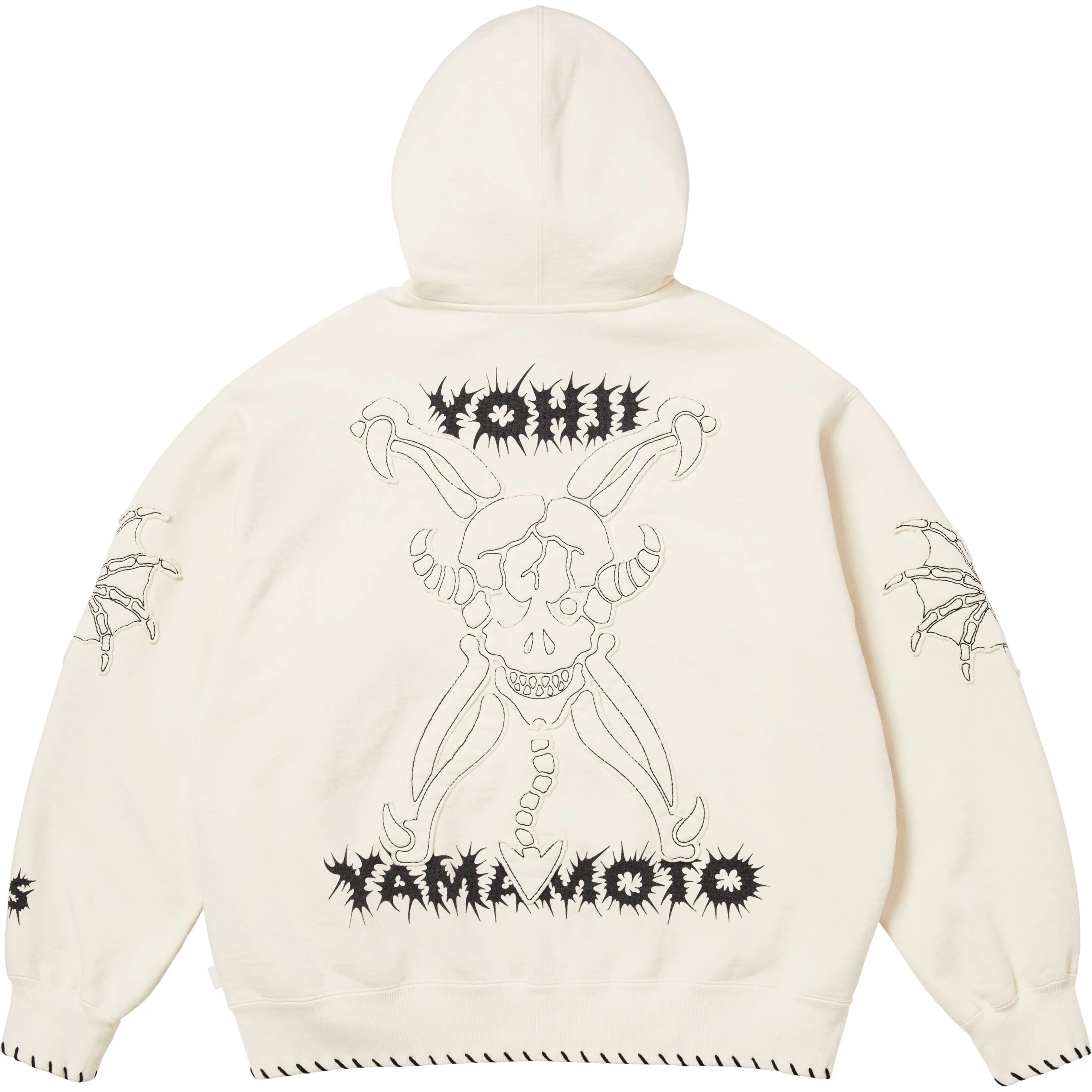 SUPREME/Y’S ZIP UP HOODED SWEATSHIRT