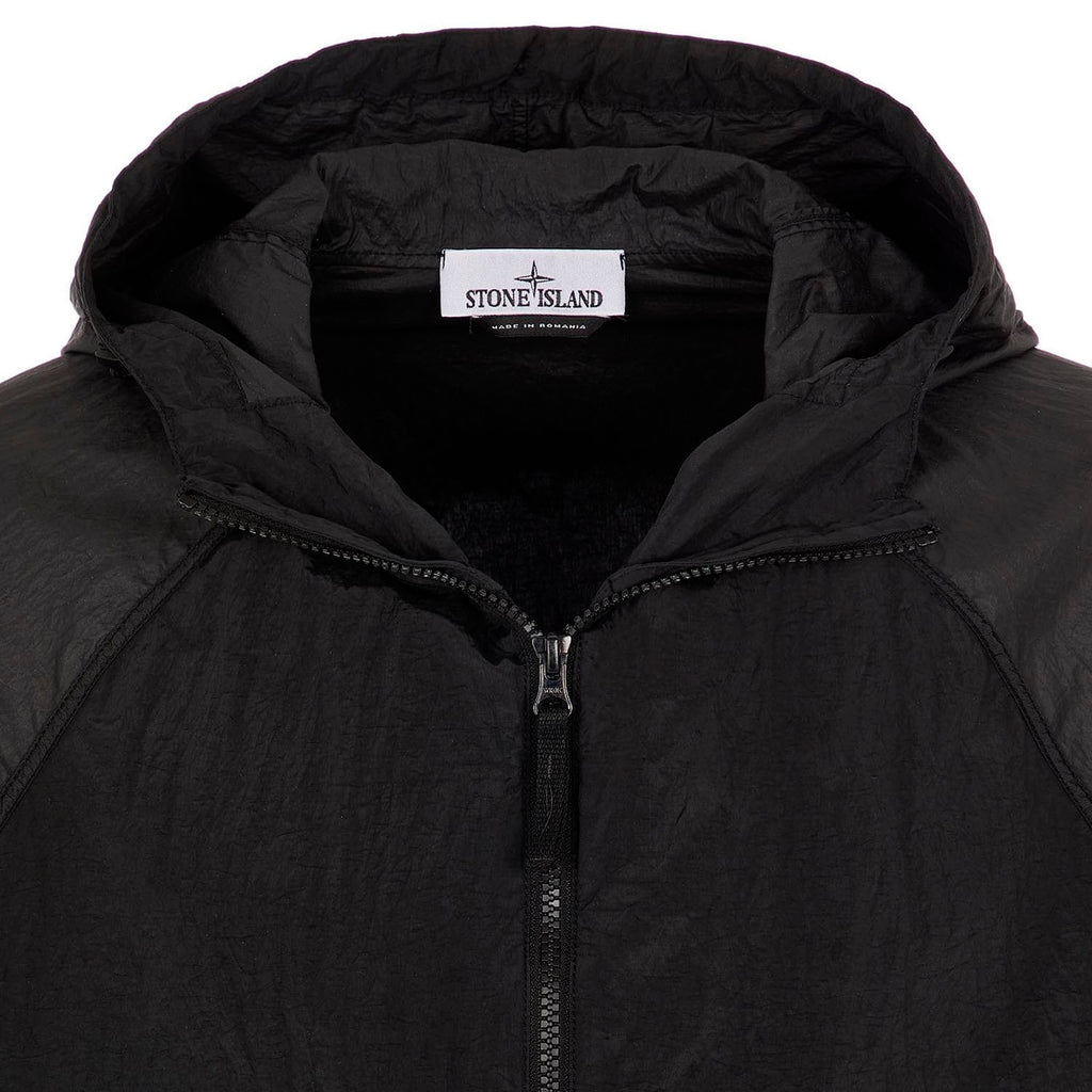 STONE ISLAND NYLON METAL WATRO-TC IN ECONYL JACKET BLACK