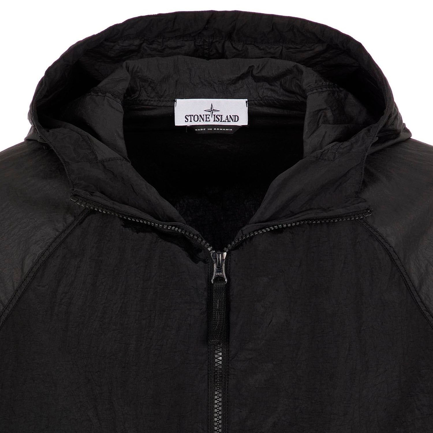 STONE ISLAND NYLON METAL WATRO-TC IN ECONYL JACKET BLACK