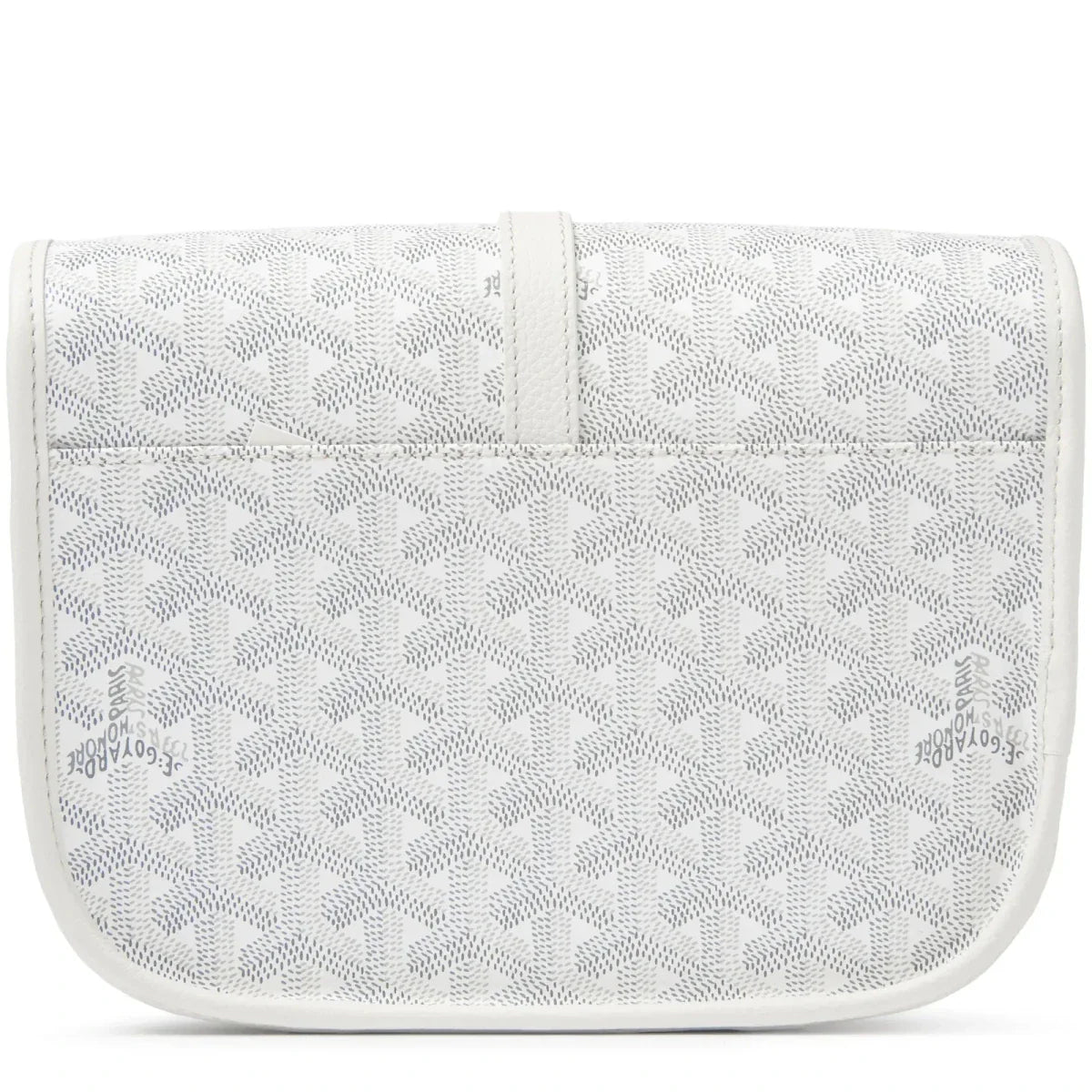 GOYARD BELVÉDÈRE PM CROSSBODY BAG IN WHITE