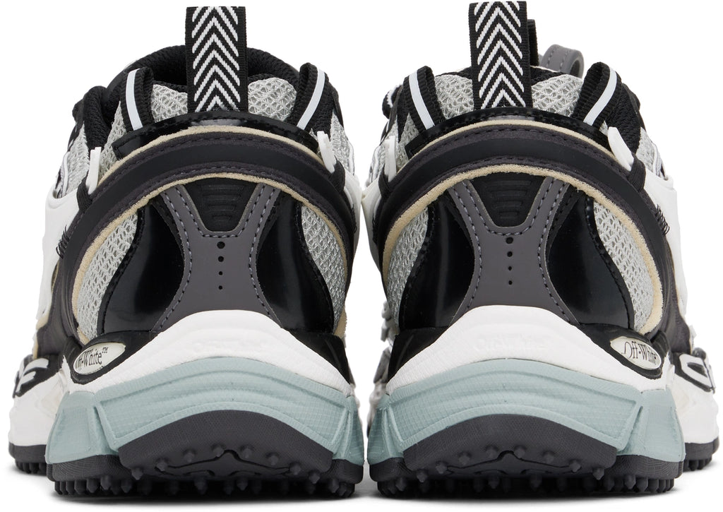 OFF-WHITE BE RIGHT BACK SNEAKERS IN GRAY & BLACK