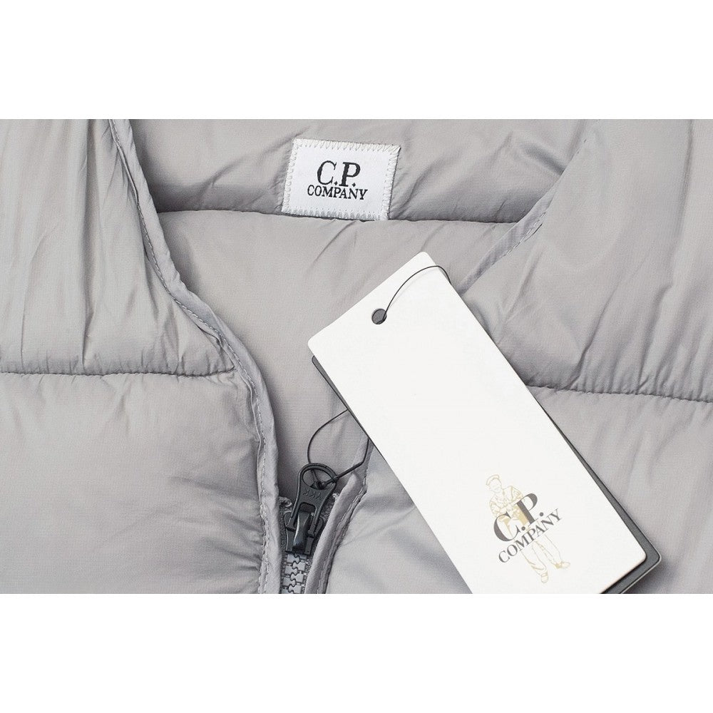 C.P. COMPANY D.D. SHELL DOWN GILET IN GREY