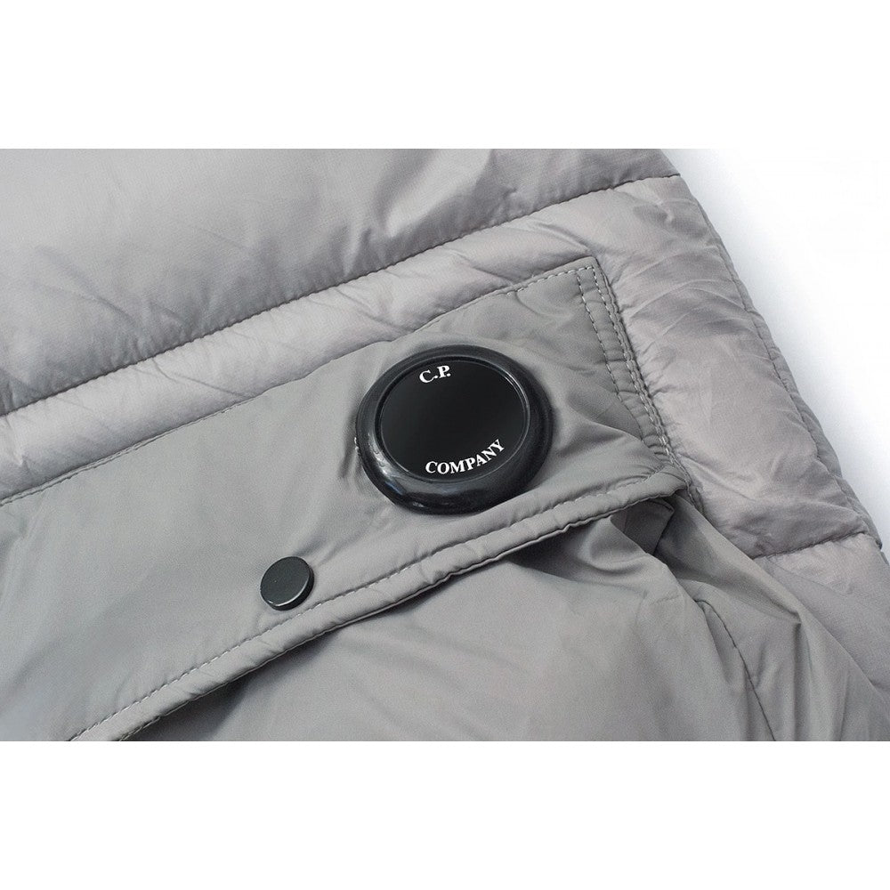 C.P. COMPANY D.D. SHELL DOWN GILET IN GREY