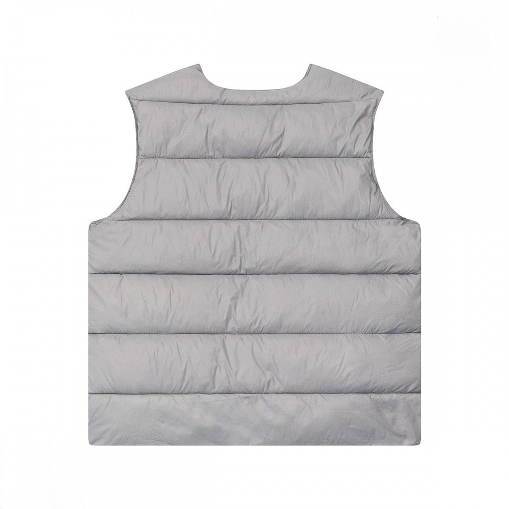 C.P. COMPANY D.D. SHELL DOWN GILET IN GREY