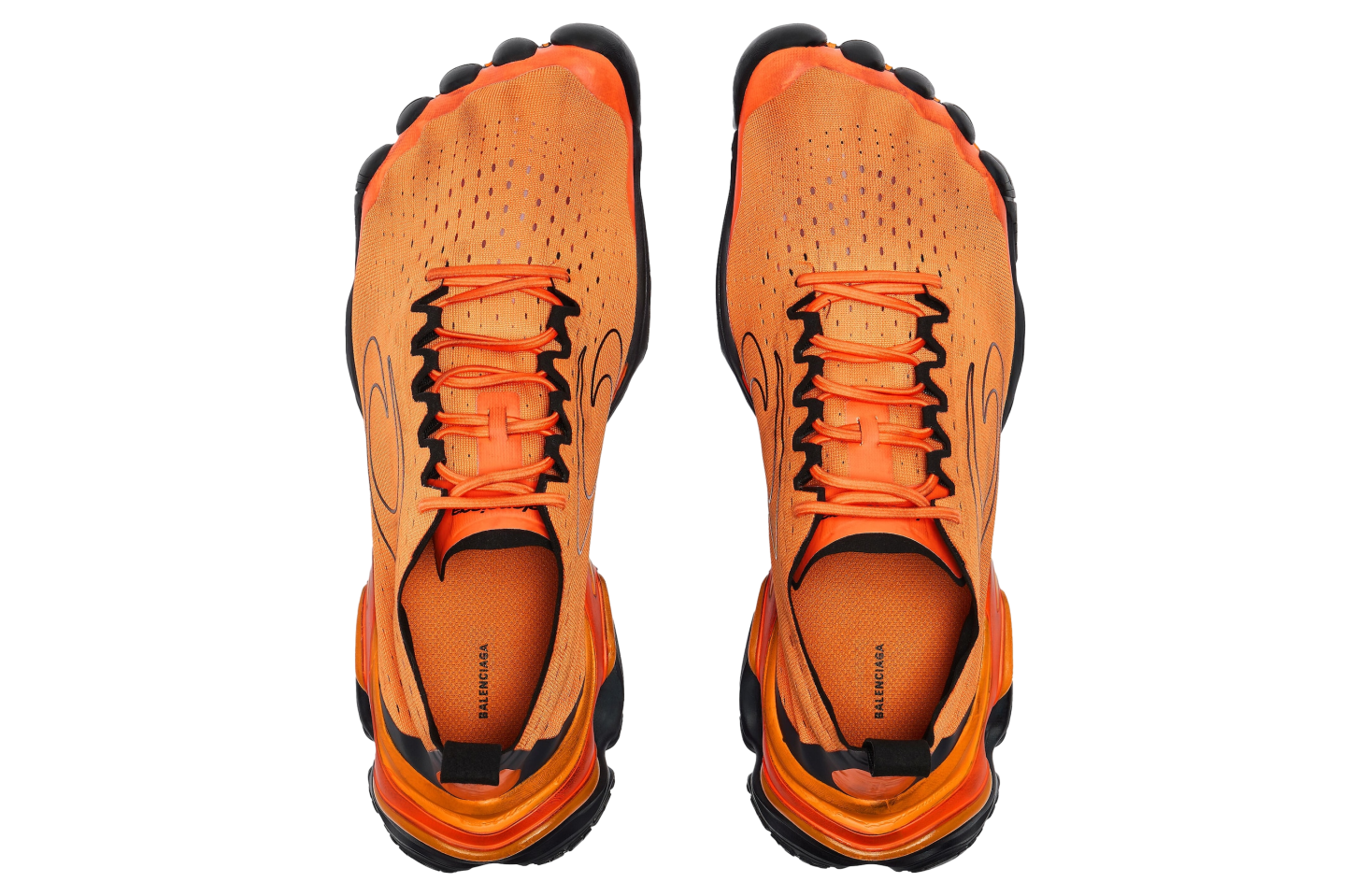 BALENCIAGA ANATOMIC RUNNER ORANGE / GREY