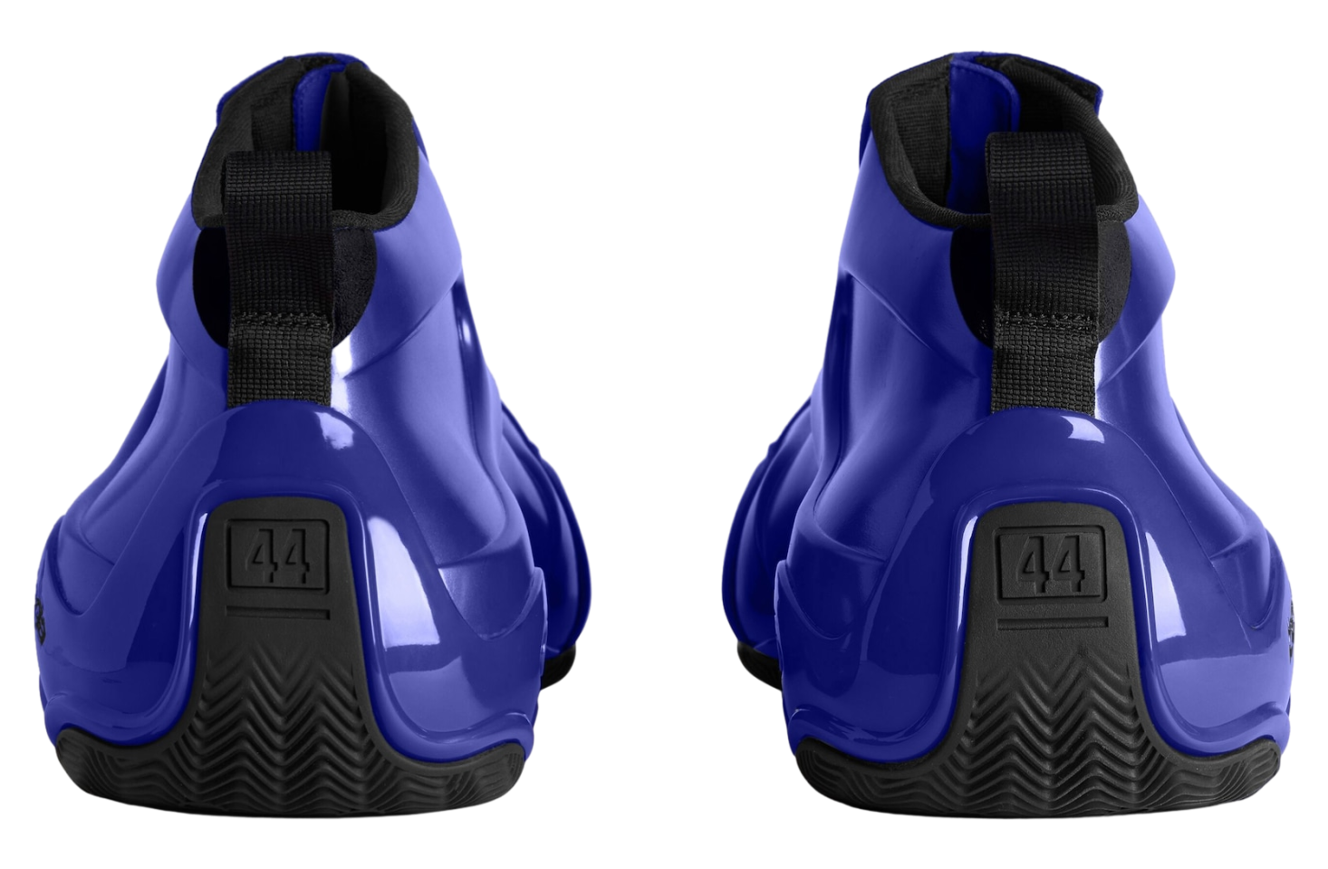 BALENCIAGA BASKETBALL SNEAKER IN METALLIC BLUE
