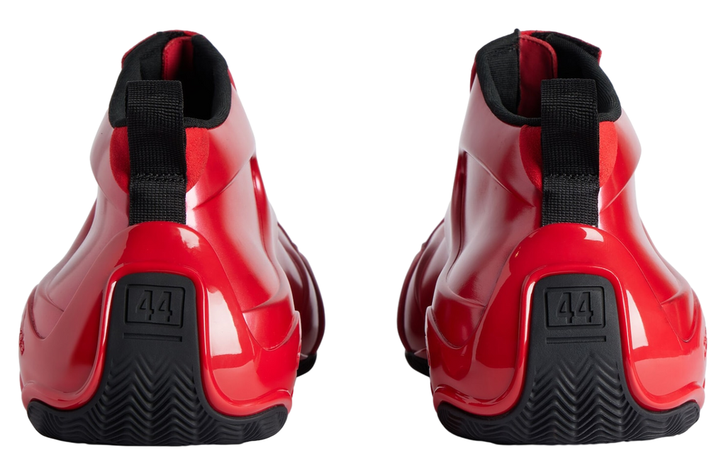 BALENCIAGA BASKETBALL SNEAKER IN RED/BLACK