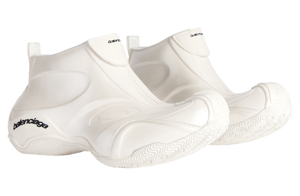 BALENCIAGA BASKETBALL SNEAKER IN WHITE