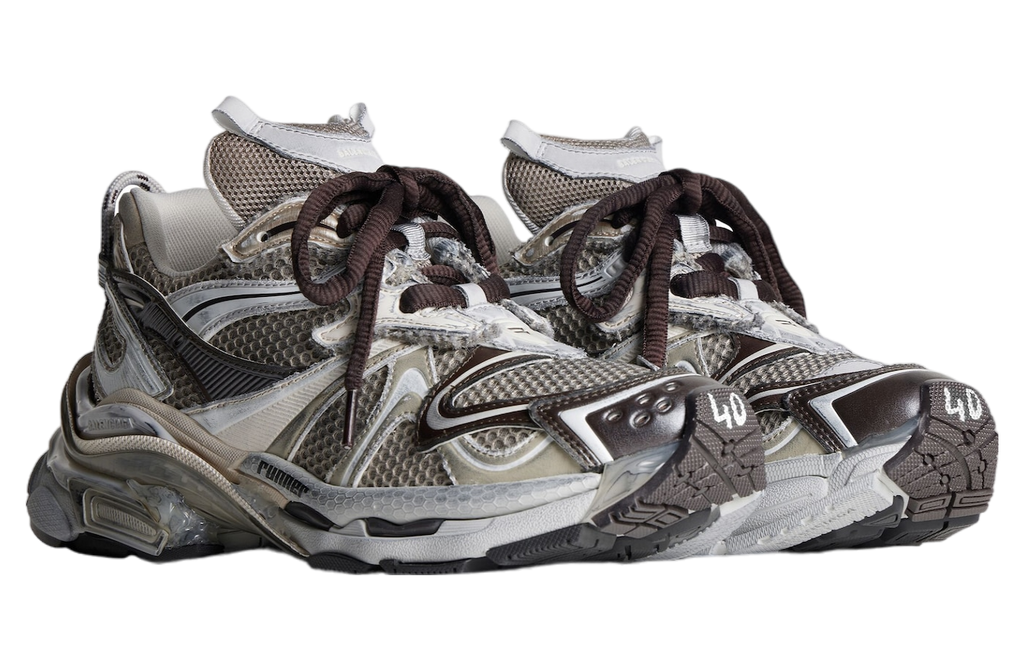 BALENCIAGA RUNNER 2.0 IN BEIGE BROWN