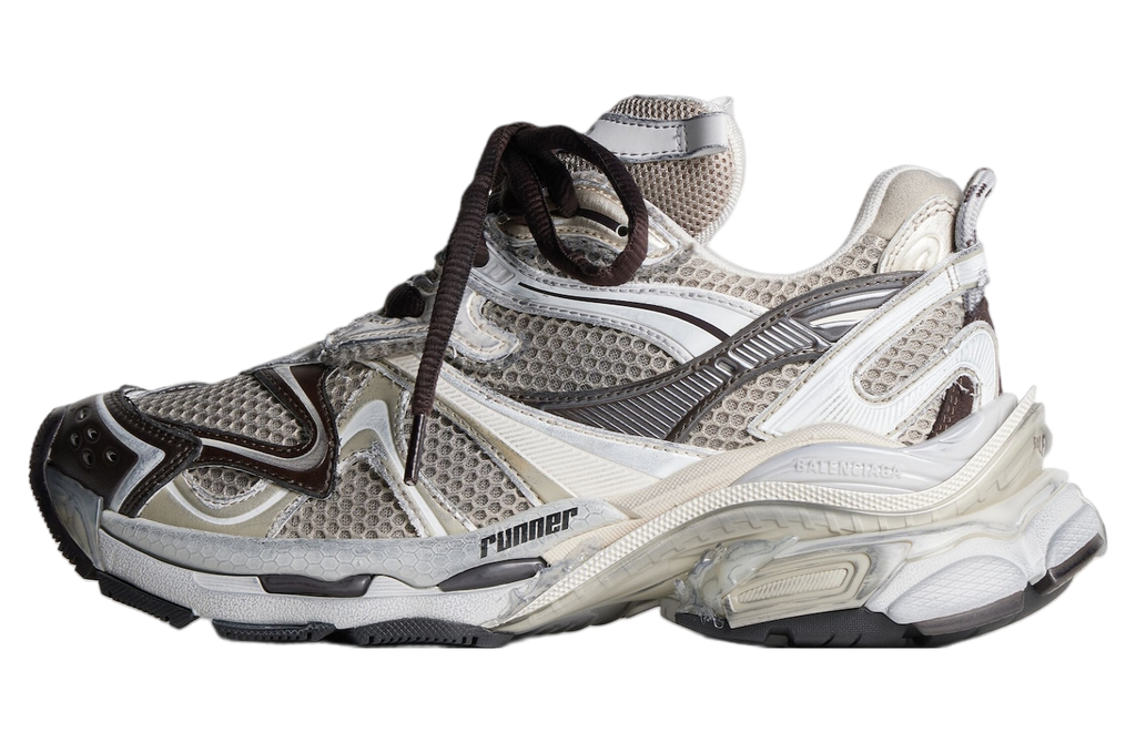 BALENCIAGA RUNNER 2.0 IN BEIGE BROWN