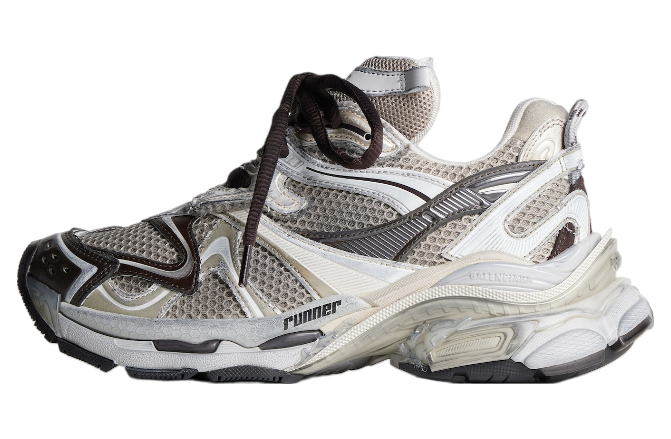 BALENCIAGA RUNNER 2.0 IN BEIGE BROWN
