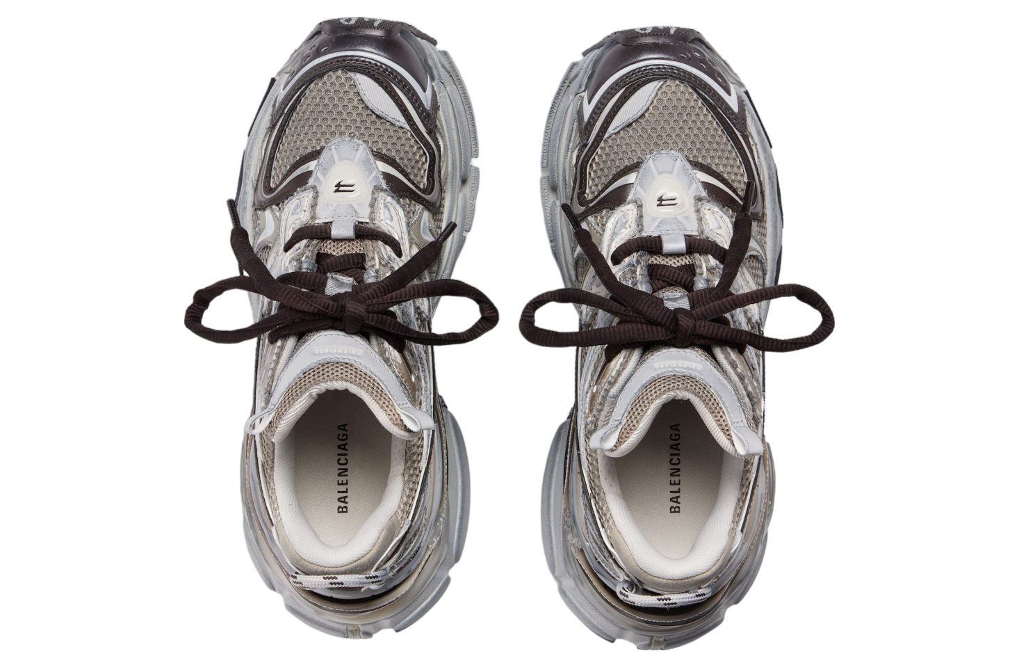 BALENCIAGA RUNNER 2.0 IN BEIGE BROWN