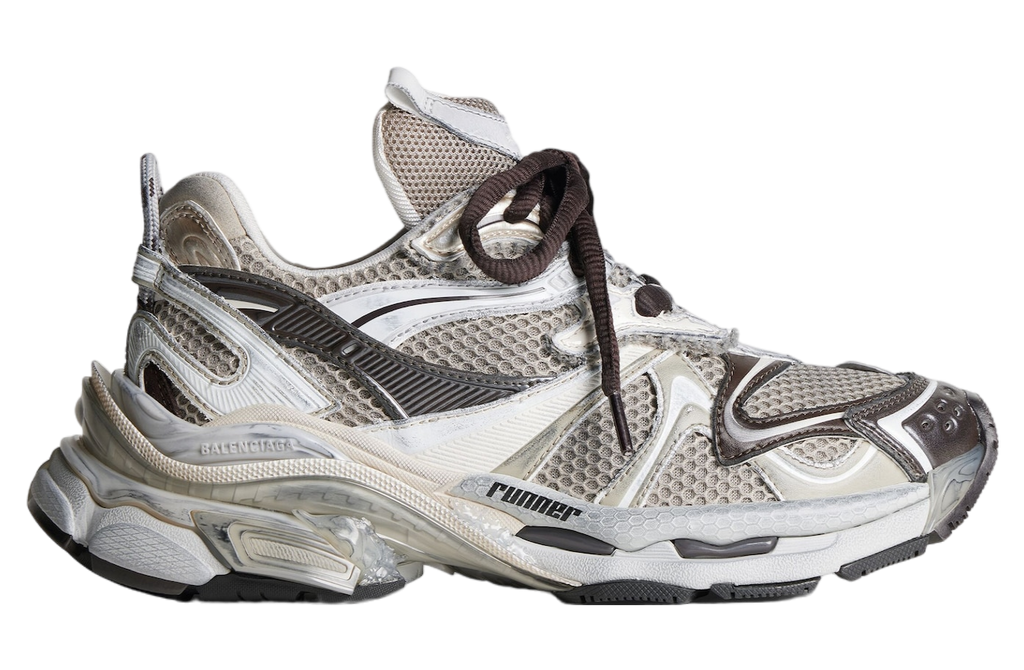 BALENCIAGA RUNNER 2.0 IN BEIGE BROWN