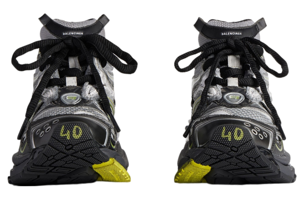 BALENCIAGA RUNNER 2.0 IN SILVER / VOLT